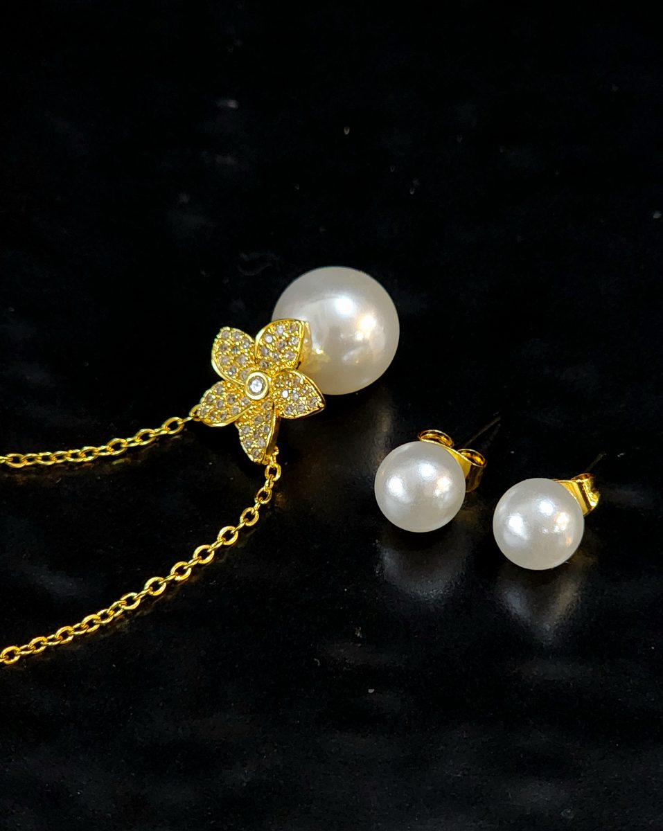 Conjunto Collar+Aro Sofisticado