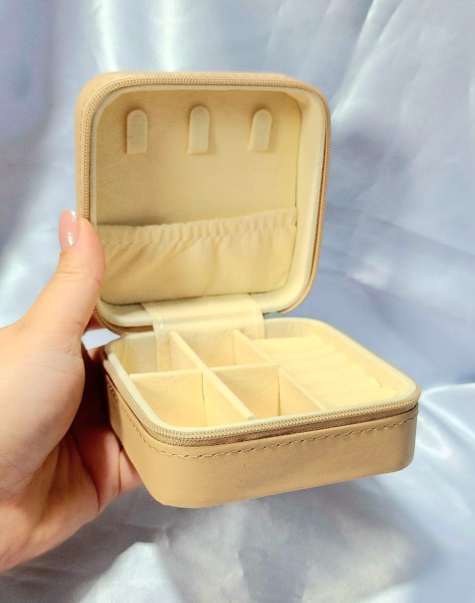 Porta Joyero Beige