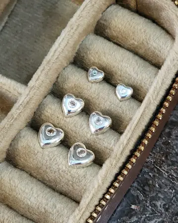 Set de 3 Aros Plateados