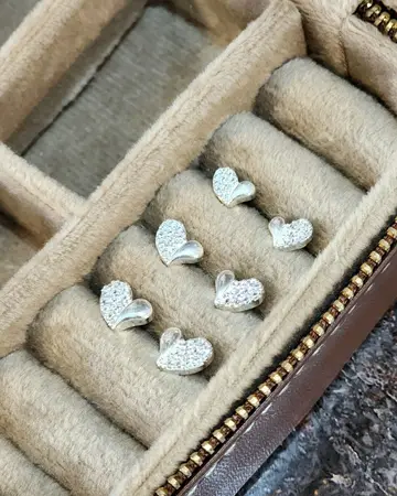 Set de 3 Aros Plateados