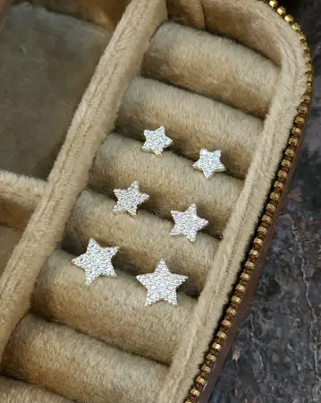 Set de 3 Aros Plateados