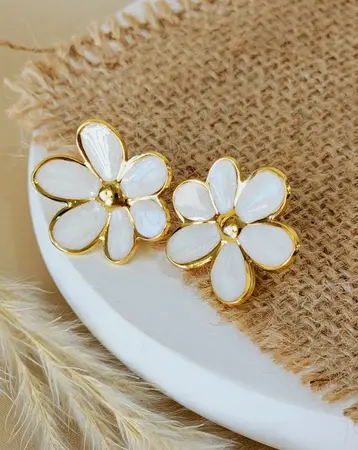 Flor 5 Petalas Blanco
