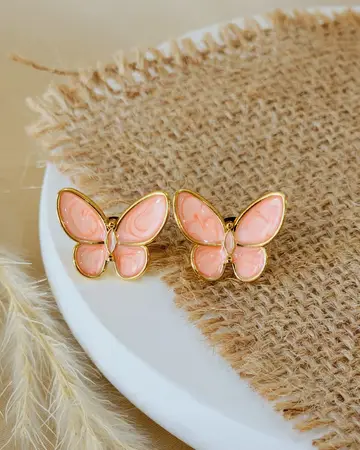 Mariposa Alada Rosa Francés