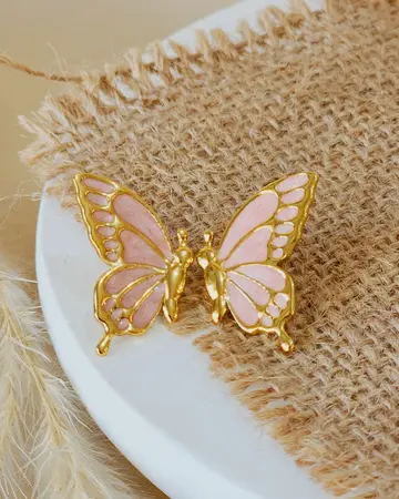 Mariposa Dorada Rosado