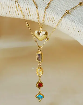 Collar de Acero Inoxidable para Dama