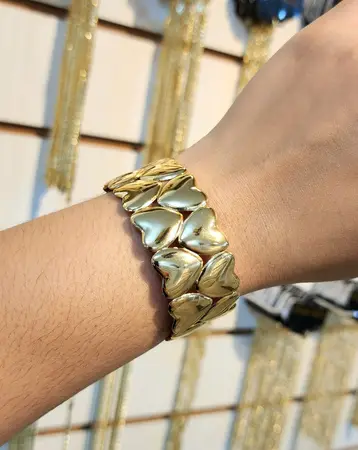 Brazalete de Acero Inoxidable para Dama -2