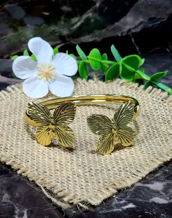 Brazalete Mariposa Dorada